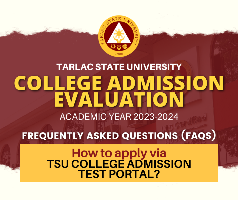 TSU-CAE 2023-2024 ADVISORY NO. 2 - Tarlac State University